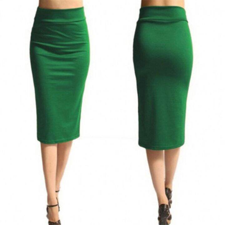 women-skirt-bodycon-skirt-office-female-slim-knee-length-high-waist-stretch-sexy-pencil-skirts-jupe-femme