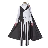 Anime Bungou Stray Dogs Nikolai Gogol Cosplay Costume Suit Cloak White Black Uniform Halloween Christmas Clothes Season 4