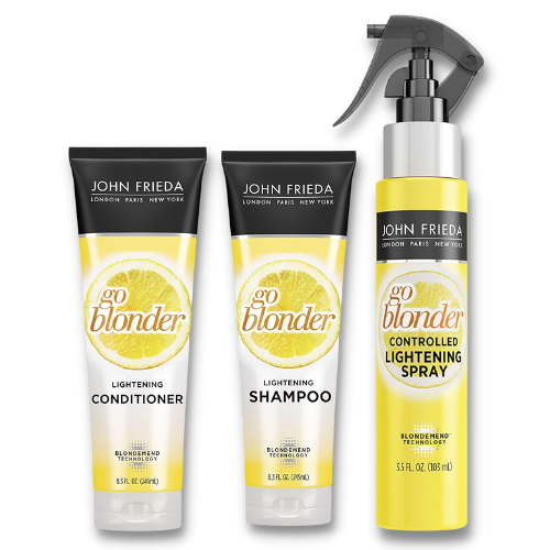 iiMONO ] John Frieda Sheer Blonde Go Blonder Lightening Spray | Lightening  Shampoo | Lightening Conditioner | Lazada