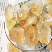 ซิทรินบราซิลธรรมชาติ Natural Brazil Citrine Ore Crystal   ตกแต่งบ้านและของขวัญ Diy หินตู้ปลา