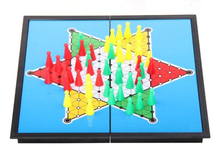 หมากฮอสจีนแม่เหล็ก(หมากข้าม) Chinese Checkers Lazada.co.th