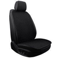 Car seat cushion pretty waist high-grade bamboo charcoal car single-seat leather belt back back car MATS bamboo charcoal skin