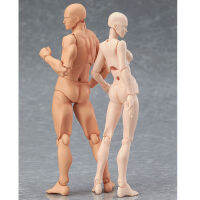 A13cm Action Figure ของเล่น Body Movable Joint ชายหญิงรูป PVC Body Figures ของเล่น Mannequin Art FigurineM