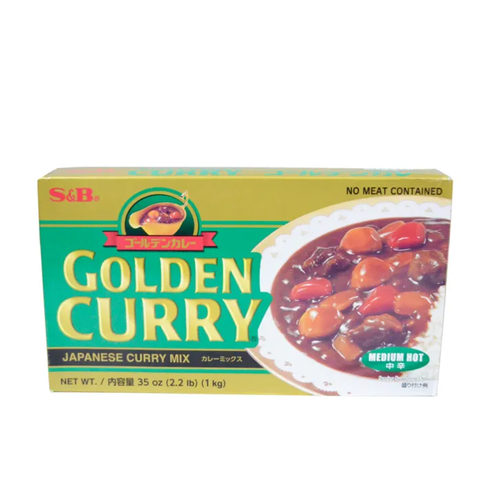 S&B Curry Bar Golden No. 3 Mid. Hot English Version 1Kg | Lazada PH