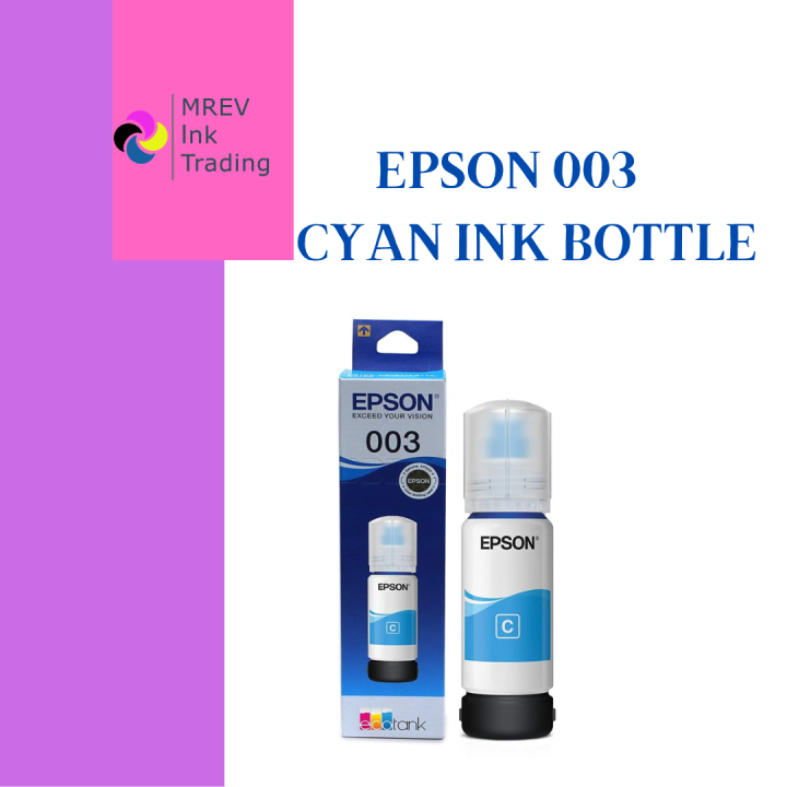 Epson 003 Ink Bottle Cyan 65ml 003 Class A Lazada Ph 0084