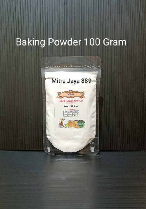 Baking Powder Double Acting Hercules 100 gr / Pengembang Kue Baking