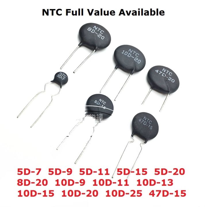10pcs-ntc-2-5d-3d-10d-9-10d-11-10d-13-10d-15-10d-20-10d-25-47d-15-thermistor-5d-7-5d-9-5d-11-5d-15-5d-20-8d-20-thermal-resistor