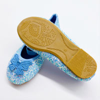 Princess Shoes Girl Glitter Butterfly Kids Leather Flats Summer Sandals Children Mary Jane Shoes For Baby Girl Ballet chaussures