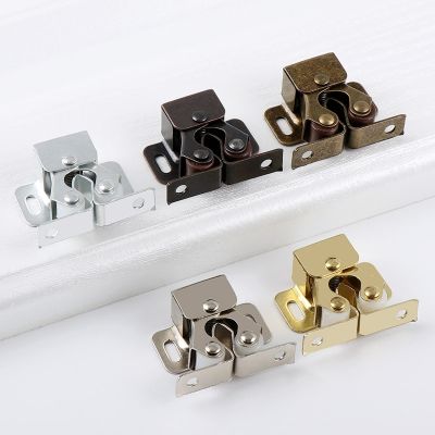 2pcs Cabinet Catches Door Stop Closer Stoppers Damper Buffer for Wardrobe Hardware Fittings Accessories