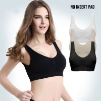 ชุดครอป Comfort เสื้อกล้ามใส่นอน WOE29SP2,Bra Olahraga Seamless แต่งกายเสื้อโยคะเล่นกีฬา