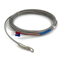 Special Offers FTARR02 K E J Type 4M Metal Screening Cable 6Mm Diameter Hole Ring Head Thermocouple Temperature Sensor