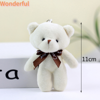 ?【Lowest price】Wonderful ของเล่นตุ๊กตาหมีมินิตุ๊กตาหมีชุดหมีจี้สร้างสรรค์จี้ห้อยคอปาร์ตี้งานแต่งงานพวงกุญแจกระเป๋าจี้ตุ๊กตา