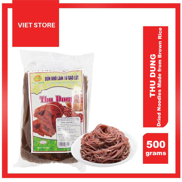 Viet Store Thu Dung Bun Kho Gao Lut Brown Rice Noodles 500g Dry ...