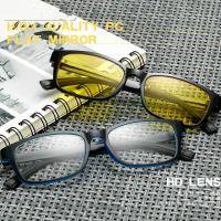 Computer Glasses Men Women Square Anti Blue Light Radiation Coating Film Tinted 0 Degree Clear for Work Home Gaming