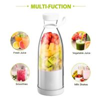 Portable Juicer Blender Bottle Electric Orange Juicer Wireless Fresh Juice Extractors Mixer Smoothie Citrus Squeezer Blender