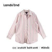 Lands’End Shirt เสื้อเชิ้ตลายทาง