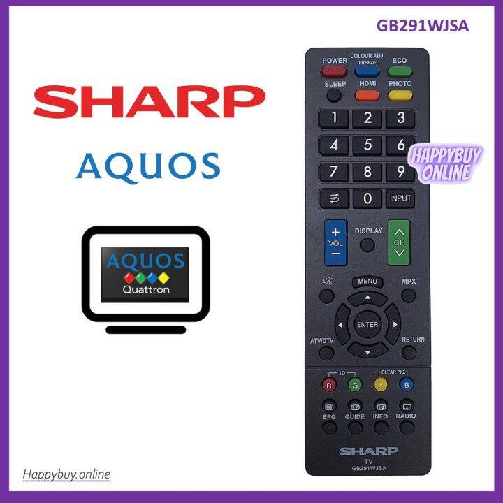 offer-sharp-aquos-รีโมตคอนโทรลทีวี-led-rm-l1238-แบบเปลี่ยน