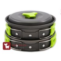 CAM หม้อสนาม Goodonline  รุ่นA035  ออกแคมปิ้ง 7-in-1 Mini Outdoor Cooking Picnic Tools Set หม้อแคมป์ปิ้ง