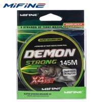 MIFINE DemonStrong 4X Fishing Line 300M 145M 100M 12LB-76LB PE Braided Leader Line Multifilament Carp Fishing Wire Accessories Fishing Lines