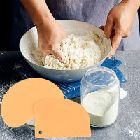 YKS Soft Flexible Plastic Dough Cream Scraper Cake Spatula Tools for Bread Making