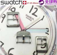 Swatch Swatch hand silicone leather strap button stainless steel needle day table accessories 17 mm19 mm20 mm