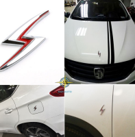 โลโก้ซิลเวีย นิสสัน ติดฝากระโปรงหน้า  Lightning S fits Nissan Silvia logo front hood badge S15 S14 S13 200SX 240SX