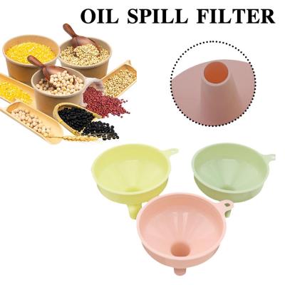 Mini Funnel Home Liquid Dispensing Kitchen Tools Cooking Spill pour Wine Oil Diameter Large Filter Assistant Separation Filter G5P4