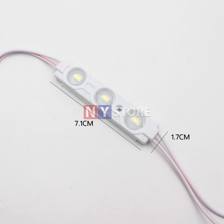 ny-ไฟโมดูล-5730-1-5w-dc12v-3เม็ดไฟ-smd-หลอดไฟ5730-สีขาว-led-module-ไฟป้ายอักษรณ์-ไฟงานป้ายทำป้าย-กันน้ำกันฝน-หลอดไฟled-ip67