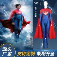 [COD] Foreign trade new 2022 movie superwoman with the same style jumpsuit cos suit full set of