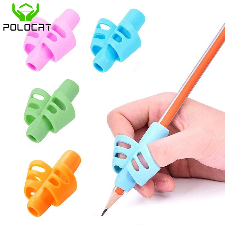 Polocat 1pcs Three Finger Writing Corrector Pencil Grip Children Kids ...