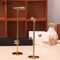 【New product】Mini Microphone Model Doll Musical Instrument 16-22cm Adjustable Action Figures Dolls House Miniature Decor