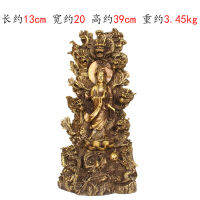 On Sale ทองแดงบริสุทธิ์เกาลูน Guanyin Pudu Guanyin ทั้งหมด Living Beings Bronze Crafts Bronzeware พระพุทธรูปทิเบต