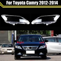 ไฟหน้าสำรองรถยนต์สำหรับ Toyota Camry 2012 2013 2014ไฟหน้าแบบใสโคมไฟเลนส์แก้วเปลือก