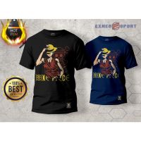 New Fashion100% Cotton PremiumTshirt Anime One Piece Luffy Super Hero Baju Graphic Tee 2023