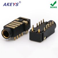 3pcs One button PJ-4.5 gold-plated 4.5mm headphone power socket pin 5 section audio Sony player 4.4 balance