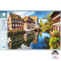 ตัวต่อจิ๊กซอว์ 500 ชิ้น รูปหมู่บ้านและลำธาร ภาพวิวธรรมชาติ T039 Landscapes Jigsaw Puzzle VaniLand