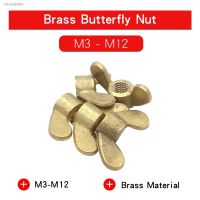 ❇ 2-5 PCS Brass Copper Butterfly Wing Nuts M3 M4 M5 M6 M8 M10 M12 Material Hand Tighten Nut