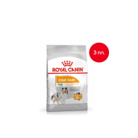 Royal Canin Mini Coat Care 3kg อาหารเม็ดสุนัขโต พันธุ์เล็ก ดูแลสุขภาพเส้นขน อายุ 10 เดือนขึ้นไป (Dry Dog Food, โรยัล คานิน)(ส่งฟรี)(พร้อมส่ง!!!)