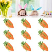 【CW】 3/6Pcs Easter Carrot for Cookie Kids Decoration 2023