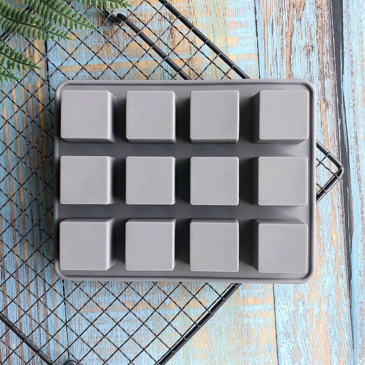 12-grids-mold-12-grids-mold-square-cake-mold-cake-mold-diy-dessert-chocolate-mold-jelly-mold-ice-cube-mold-silicone-mold-non-stick-mold-kitchen-baking-mold