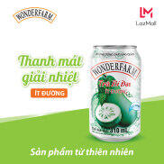 Lốc 6 lon Nước giải khát Trà Bí Đao Ít Đường WONDERFARM 310ml