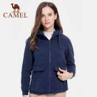 Camel ฤดูใบไม้ร่วงฤดูหนาว Warm Fleece Jacket ผู้หญิงกีฬาขนแกะซิป Jacket