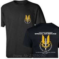 New Fashion Sas Special Air Service British Army United Kingdom Special Force Sniper MenS T Shirt Both Sides Printed Cotton Basic Top Tees MenS Gildan 100% Cotton TT 2023