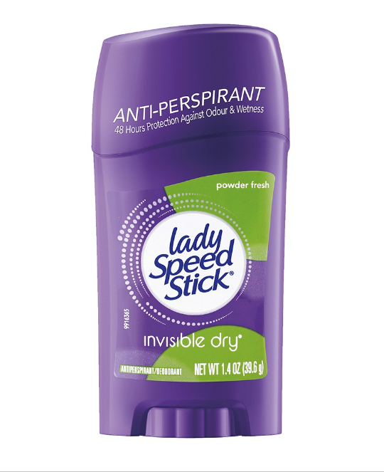LADY SPEED STICK INVISIBLE DRY POWDER FRESH DEODORANT EXPIRY 01/2024