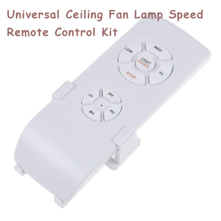 110-240V Universal Ceiling Fan Lamp Speed Remote Control Kit