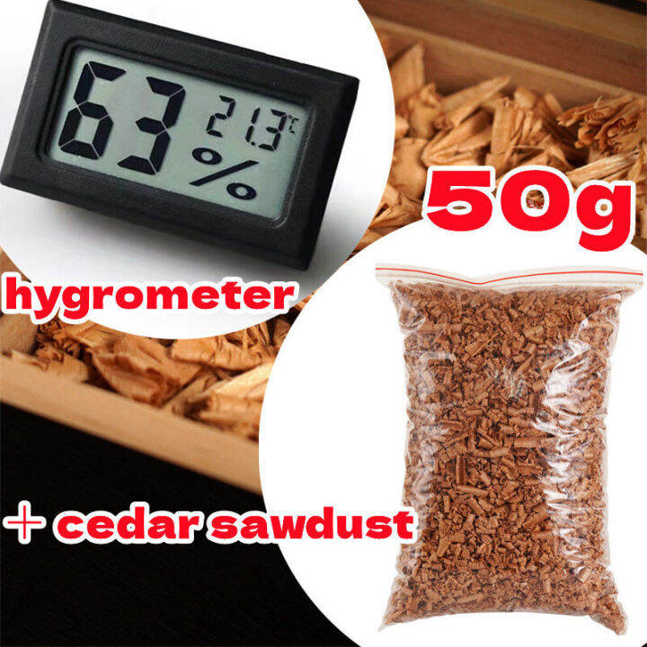 Natural Spanish Cedar Sawdust 50g for Ciggar Humidor Case Storage Box