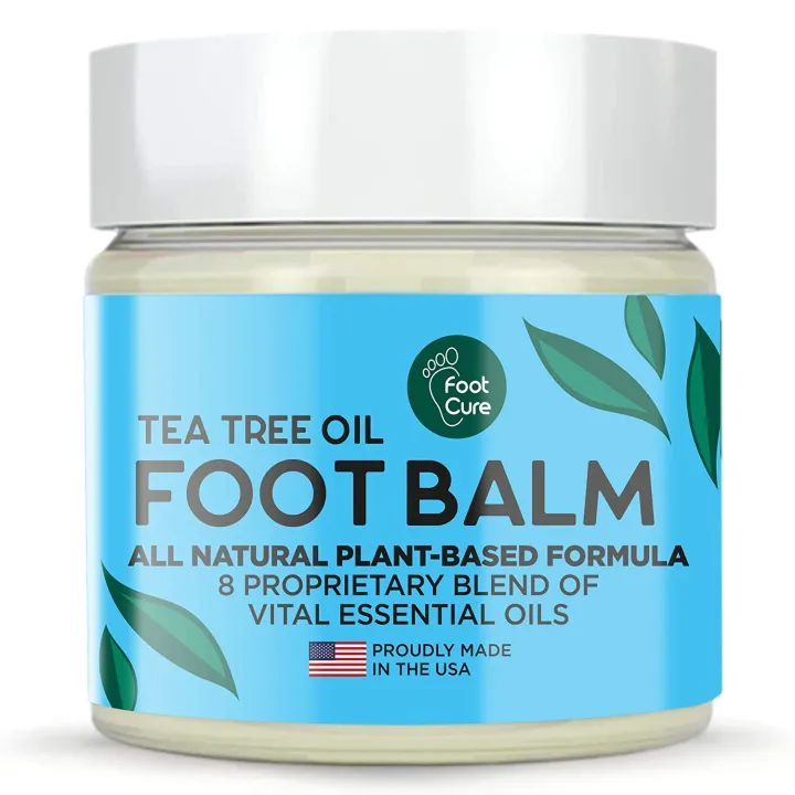 Tea Tree Oil Foot Balm, 100 All Natural Moisturizing Fast Acting Cream