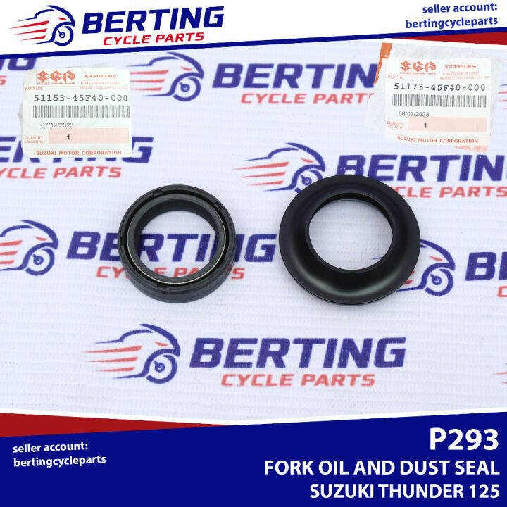 SGP Fork Oil Seal Dust Seal Suzuki Thunder 125 GS125 Mola GS150