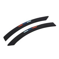 2pcs Anti-scratch Car Wheel Wells Fender Eyebrow Edge Trim Protector Strips Soft Rubber Car Wheel Eyebrow Arch Trim Universal Bumper Stickers Decals