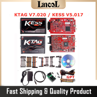 ECU Programmer 2.80 KESS V5.017 KTAG V7.020 EU สีแดง K-TAG V7.020 4 LED 2.25 SW ออนไลน์ Master K-ESS 5.017 OBD2